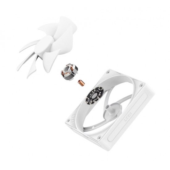 NZXT F120P 120mm Static Pressure PWM Case Fan - White NZXT F120P 120mm Static Pressure PWM Case Fan - White