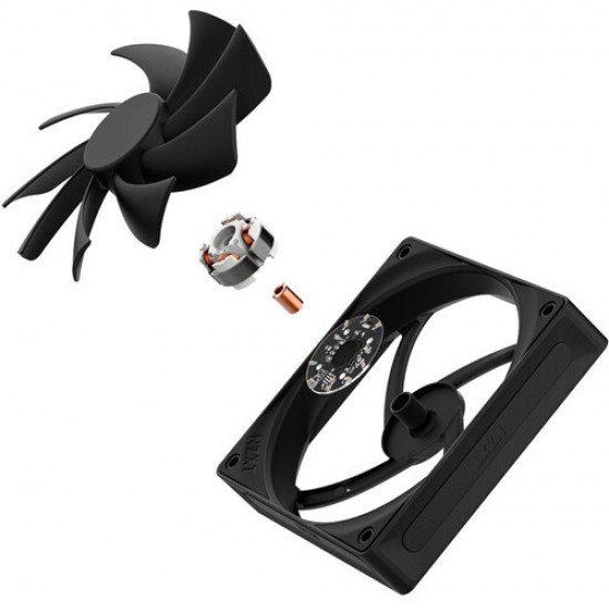 NZXT F120Q 120mm Quiet Airflow PWM Case Fan - Black NZXT F120Q 120mm Quiet Airflow PWM Case Fan - Black