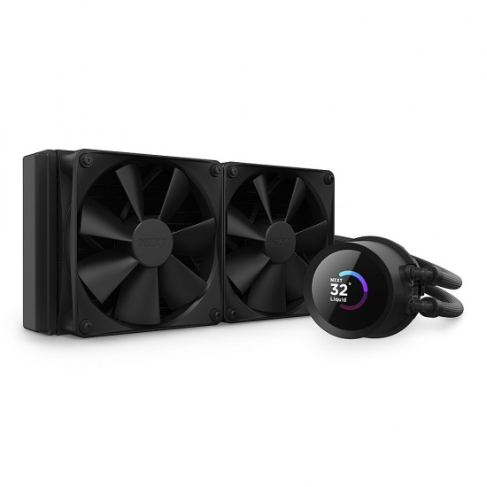 NZXT Kraken 240 AIO LCD Display 360 mm (1700p/1851p/AM5/AM4) Sıvı İşlemci Soğutma NZXT Kraken 240 AIO LCD Display 360 mm (1700p/1851p/AM5/AM4) Sıvı İşlemci Soğutma