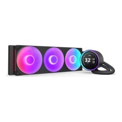 NZXT Kraken Elite 360 RGB 360mm AIO Liquid Cooler with 2.72" IPS LCD & RGB - Black NZXT Kraken Elite 360 RGB 360mm AIO Liquid Cooler with 2.72" IPS LCD & RGB - Black