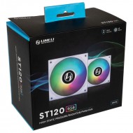 Lian Li ST120 RGB PWM Fan - 3'lü Set + Kontrolcü Devre - 120mm, Beyaz Renk
