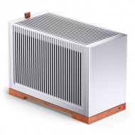 Jonsbo T9 ITX PC Case + Riser Cable 5.0 - Silver