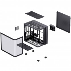 Jonsbo TK-3 PC Case - Tempered Glass - Black Jonsbo TK-3 PC Case - Tempered Glass - Black