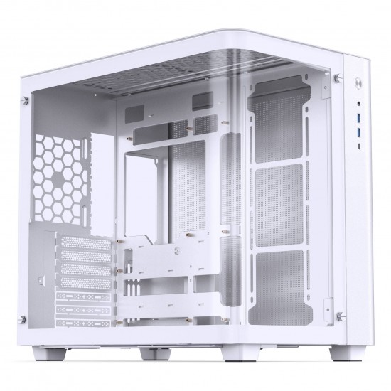 Jonsbo TK-3 PC Case - Tempered Glass - White Jonsbo TK-3 PC Case - Tempered Glass - White