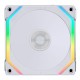 Lian Li UNI FAN SL120 V2 ARGB Reverse Blade 120mm (12cm) Beyaz ARGB PWM Kasa Fanı 