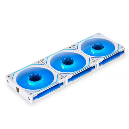 Lian Li UNI FAN SL-INF 120mm ARGB PWM, 3lü Set + Kontrolcü Devre - Beyaz Renk