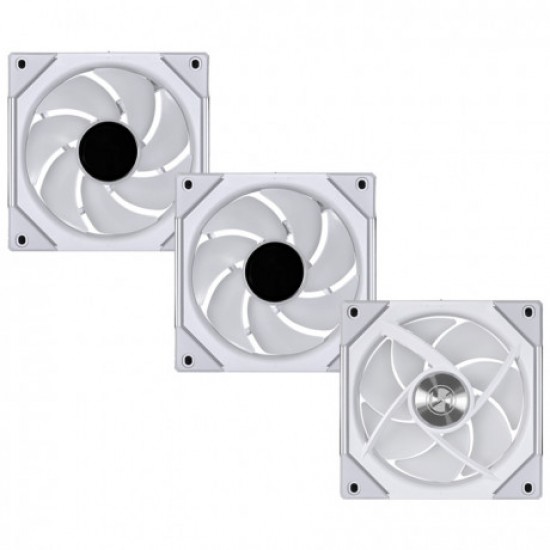 Lian Li UNI FAN SL-INF 120mm ARGB PWM, 3lü Set + Kontrolcü Devre - Beyaz Renk