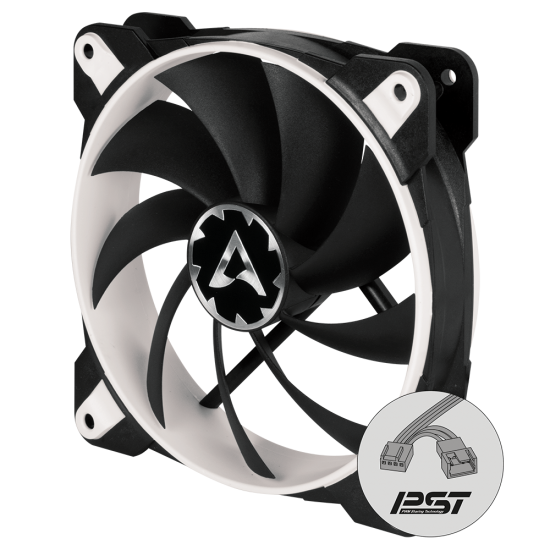 Arctic BioniX F120 Gaming Fan with PWM PST Case Fan 120mm  (12cm Kasa Fanı Siyah&Beyaz ) (ACFAN00093A)