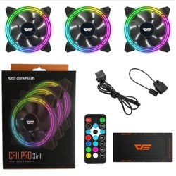 Aigo - CF11 PRO A-RGB 3x12cm Fan Kit (3 Adet 6pin A-RGB Fan + Kontrolcü + Uzaktan Kumanda) Aigo - CF11 PRO A-RGB 3x12cm Fan Kit (3 Adet 6pin A-RGB Fan + Kontrolcü + Uzaktan Kumanda)