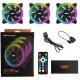 Aigo - CF11 PRO A-RGB 3x12cm Fan Kit (3 Adet 6pin A-RGB Fan + Kontrolcü + Uzaktan Kumanda) Aigo - CF11 PRO A-RGB 3x12cm Fan Kit (3 Adet 6pin A-RGB Fan + Kontrolcü + Uzaktan Kumanda)