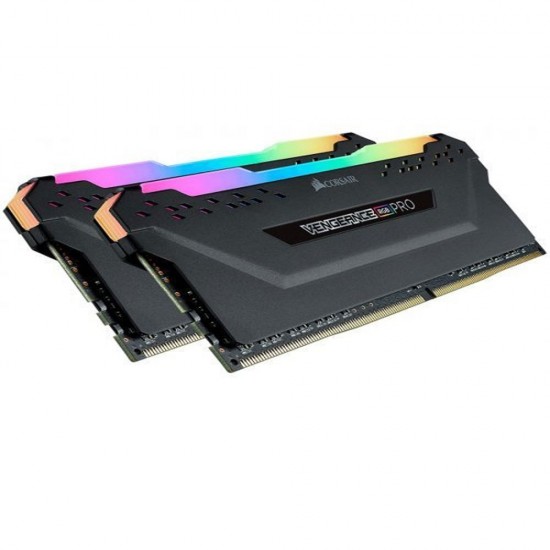 Corsair VENGEANCE RGB PRO 16GB (2 x 8GB) DDR4 DRAM 3600MHz C18 Memory Kit - Black