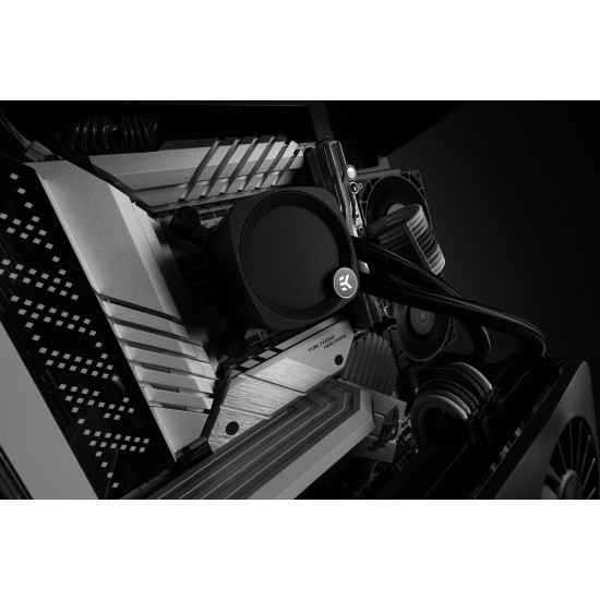EK-Nucleus AIO CR240 Dark - Liquid CPU Cooler with EK FPT Fans EK-Nucleus AIO CR240 Dark - Liquid CPU Cooler with EK FPT Fans