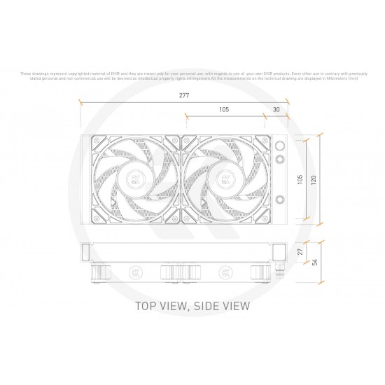 EK-Nucleus AIO CR240 Dark - Liquid CPU Cooler with EK FPT Fans EK-Nucleus AIO CR240 Dark - Liquid CPU Cooler with EK FPT Fans