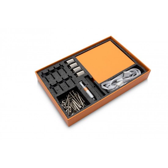 EK-Nucleus AIO CR240 Lux D-RGB White - Liquid CPU Cooler with EK FPT Fans