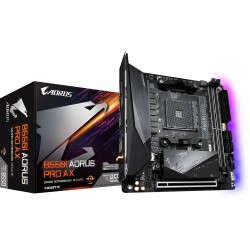 Gigabyte B550I AORUS PRO AX - 1.0 - Anakart - mini ITX - Socket AM4 - AMD B550 Gigabyte B550I AORUS PRO AX - 1.0 - Anakart - mini ITX - Socket AM4 - AMD B550