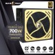 GameTech Sessiz 14 cm Fanlı 80+ Gold Sertifikalı Modüler Güç Kaynağı 750W