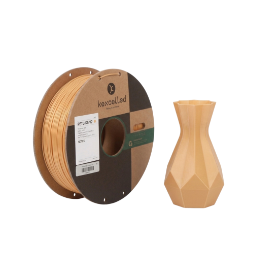 Kexcelled THE K5™ PETG V2 - 1kg 3D Printing Filament (+/-0.03mm) - Gold