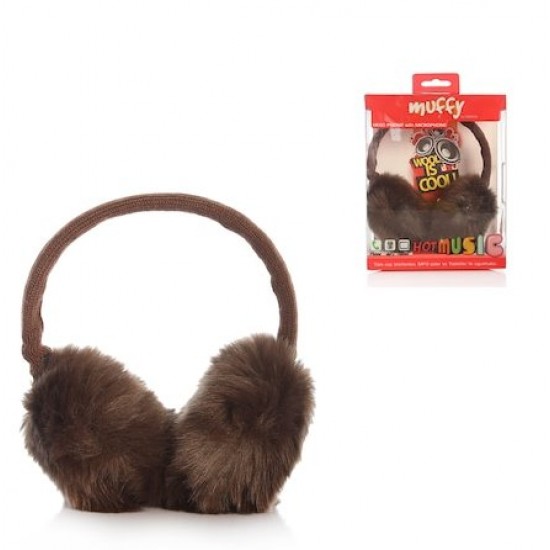 Codegen Muffy Mikrofonlu Kulaküstü Kulaklık - Kahverengi