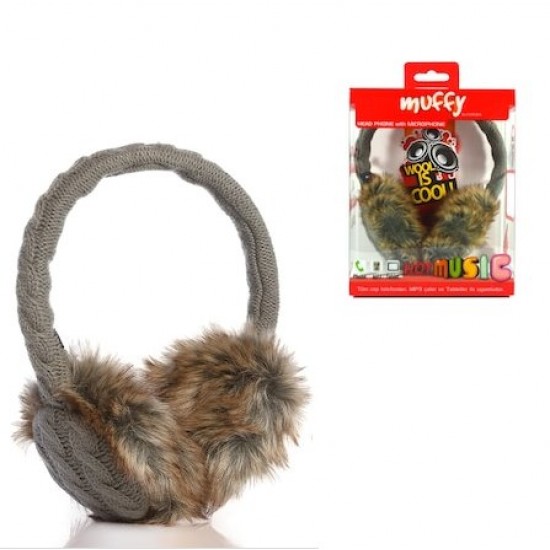 Codegen Muffy Mikrofonlu Kulaküstü Kulaklık - Kahverengi Örgü Tasarım Codegen Muffy Mikrofonlu Kulaküstü Kulaklık - Kahverengi Örgü Tasarım