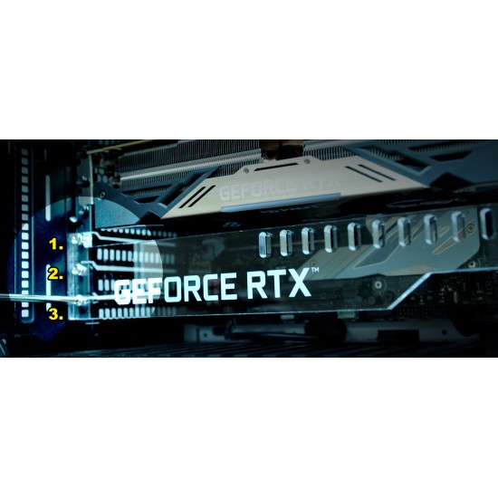 Ekran Kartı Destek Aparatı Tutucu - (Gpu Bracket) 4mm PlexiGlass - Transparent