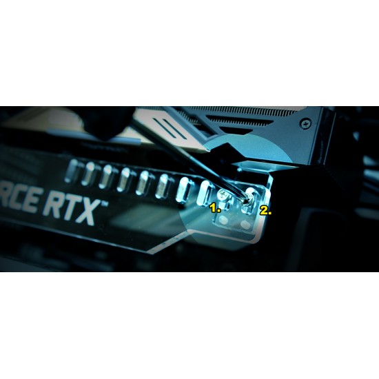 Ekran Kartı Destek Aparatı Tutucu - (Gpu Bracket) 4mm PlexiGlass - Transparent