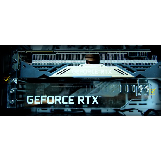 Ekran Kartı Destek Aparatı Tutucu - (Gpu Bracket) 4mm PlexiGlass - Transparent