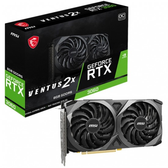 MSI GeForce RTX 3060 VENTUS 2X 8G OC Ekran Kartı