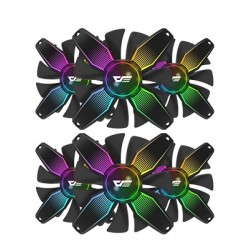 Aigo - Talon A-RGB 6x12cm Fan Kit + Kontrolcü + Uzaktan Kumanda Aigo - Talon A-RGB 6x12cm Fan Kit + Kontrolcü + Uzaktan Kumanda