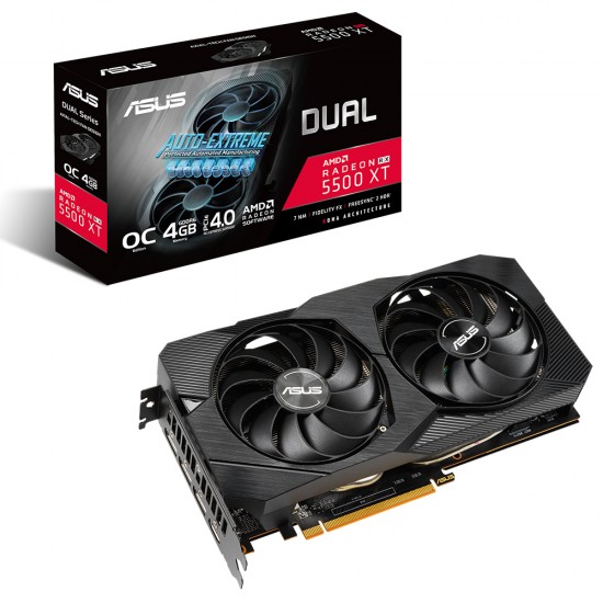 Asus DUAL-RX5500XT-O4G-EVO 4GB 128Bit DDR6 Ekran Kartı