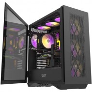 Aigo DLS 480 Mid Tower Kasa PSU YOK (4X Aigo CL12 Fan)