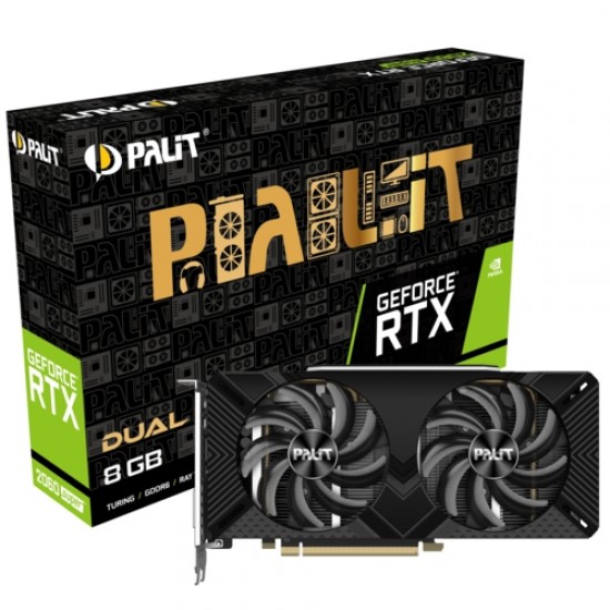 Palit Nvidia GeForce RTX2060 SUPER DUAL 8GB 256Bit DX12 PCI-e 4.0 GDDR6 Ekran Kartı Palit Nvidia GeForce RTX2060 SUPER DUAL 8GB 256Bit DX12 PCI-e 4.0 GDDR6 Ekran Kartı
