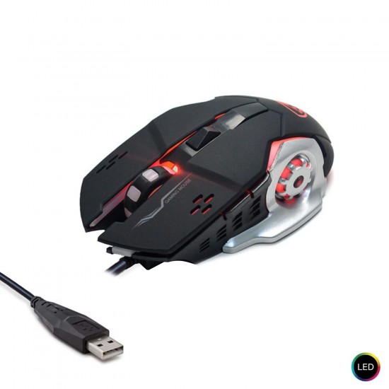 Oyuncu Mouse Kablolu 3200Dpi Işikli Polaxtor 601-6D